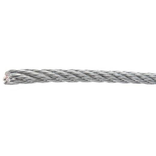 Cable acero galvanizado EHS Cable Acero Galv.6X19+1 10Mmx100M