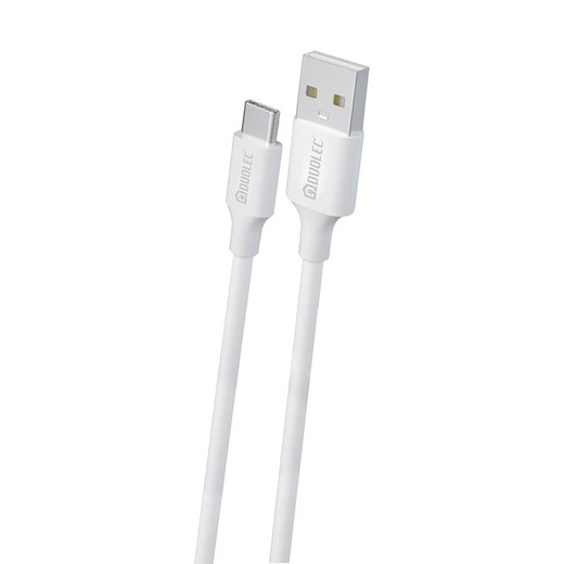 Cable C-USB 3A 1M blanco