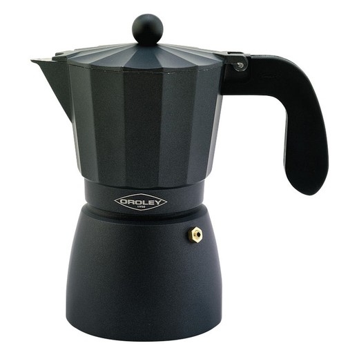 Máquinas de café. Cafeteira Oroley 6 xícaras Touareg Preto