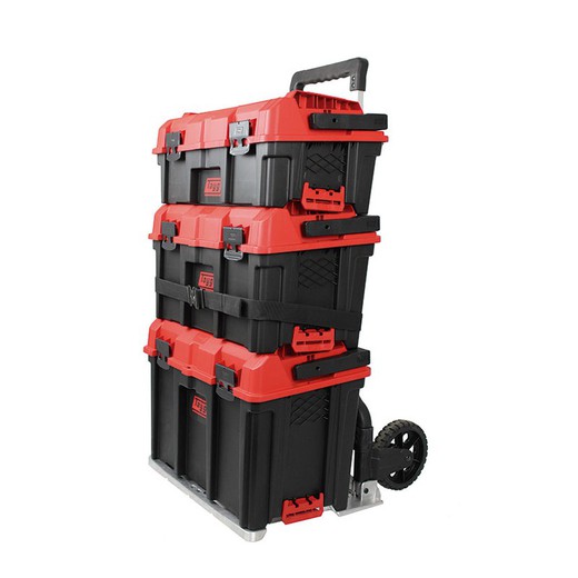 Caja Modular Apilable Con Trolley