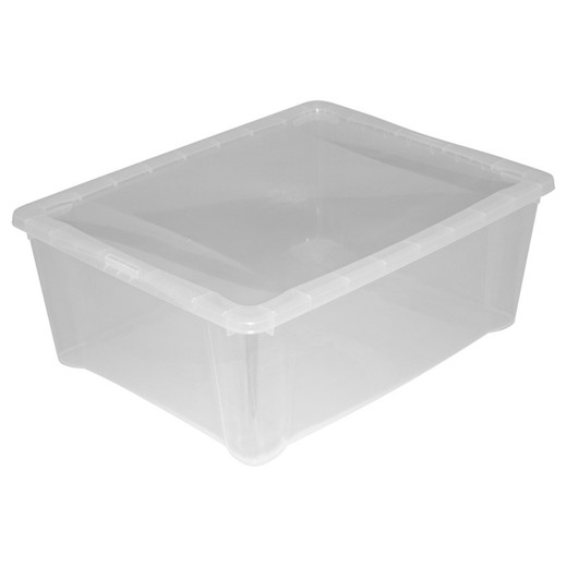 Caja ordenación multiuso. Caja  Multiusos 17L 43X34Xh.16,5Cm Trans