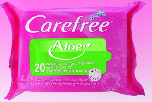 Carefree Tovalloletes Intimas Aloe (20)