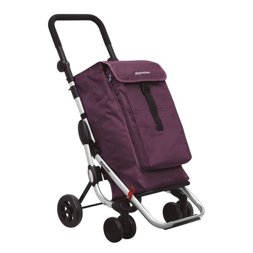 Carro compra plegable Go Up "C" Merlot