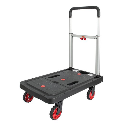 Chariot à plateforme.Compact.Pliable.Max.135kg.