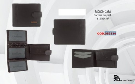 Cartera Cacharel Piel 11X9 Moon 02N