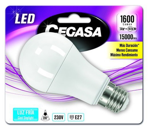 Cegasa Led Padrão 15W E27 Frio (B1) 324884