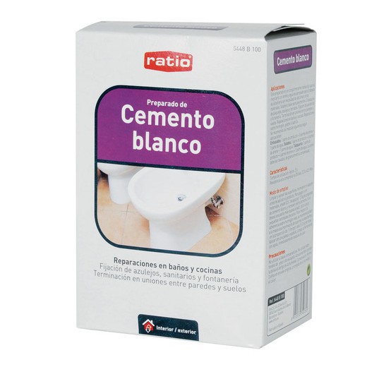 Ciment blanc RÀTIO. Ciment Blanc 1,5 Kg