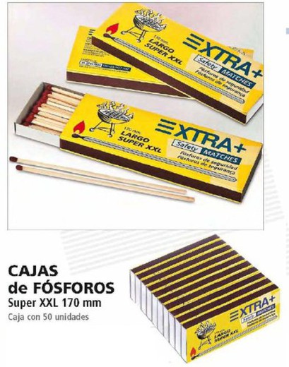 Cerillas Xtra+ Cocina Maxi. 17C(50)92150