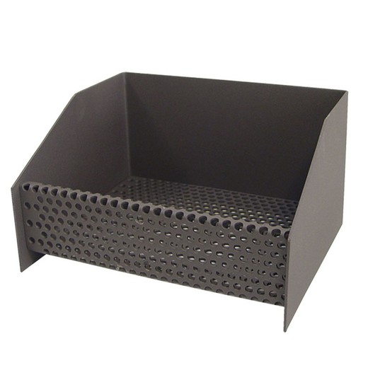 Cesta metálica para pellet Cesta Quemador  Pellets. 30X25Xh17 Cm.