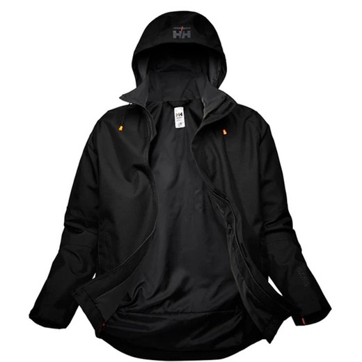 Chaqueta Shell Oxford Negro T/L