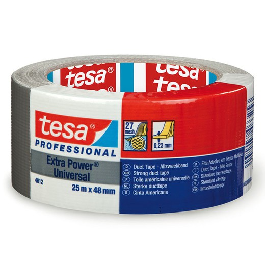 TESA Extra Power Universal American Tape Extra P. 48Mmx25M. Argent