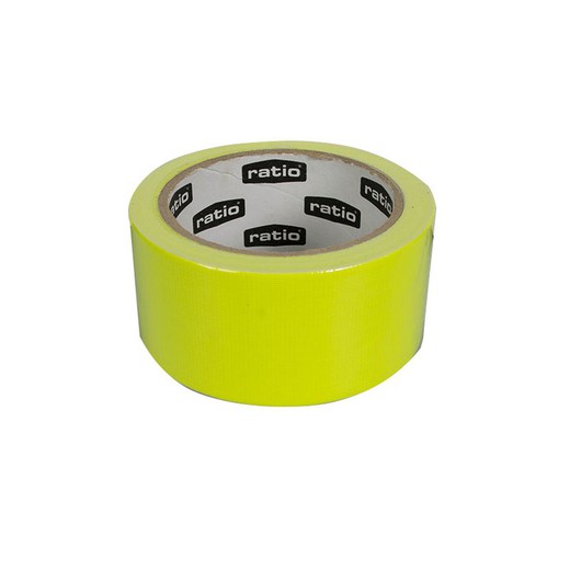 Cinta Fluorescente 50mm 10mt Amar. Ratio