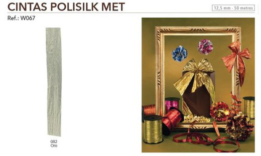 Cinta Polisilk 067 12Mm X 50Mt Oro 082