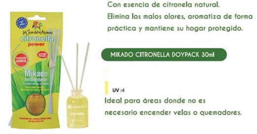 Citronel·la Mikado 30Ml. Doypack R-46385