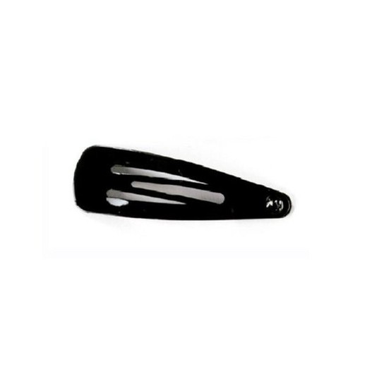 Clip Rana 5cm Clasico -6u- Negro 917/01