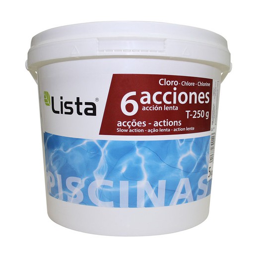 Cloro 6 Acciones T-250 Gr. 5 K. Lista