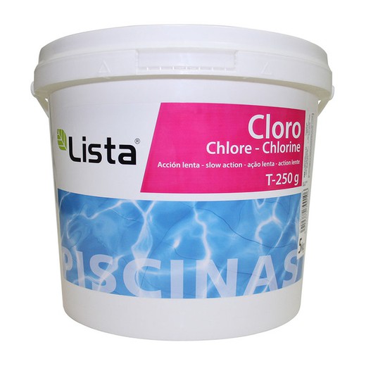 Cloro T.250 Gr. 5 K. Lista