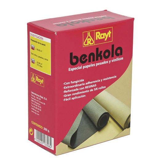 Cola papel pintado Benkola. Cola Celulósica En Polvo Papel/Vinilo
