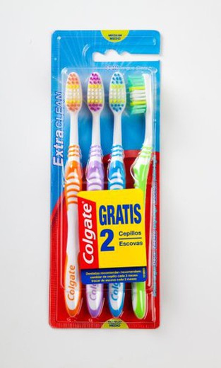 Colgate Cepillo Extra Clean (2+2)