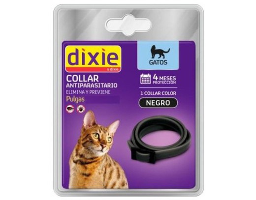 Le collier pour chat Dixie élimine et prévient