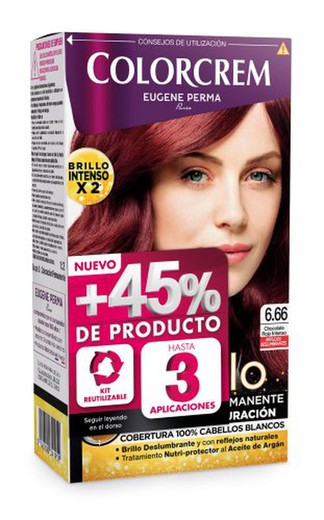 Colorcrem N. 6.66 +45% Chocolat Rouge