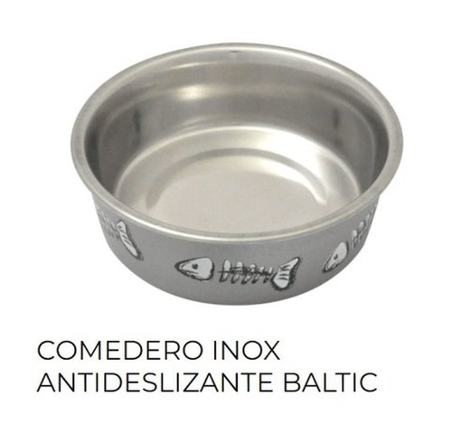 Comedero Gato Inox Antidesliz.300M 75067