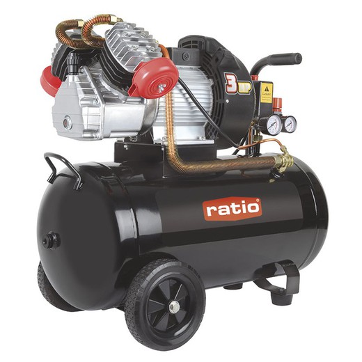 Compresseur RATIO PRO-50/3HP. Rapport de compresseur lubrifié Pro-50/3Hp