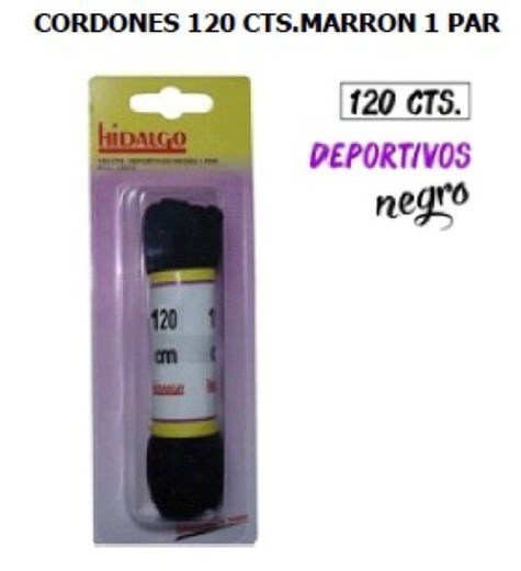 Cordon Plano 120Cm  Negro R-12009