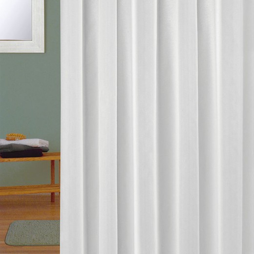 Cortina bany polièster HABITEX Cortina Bany Polièster 180X200Cm.Blanco