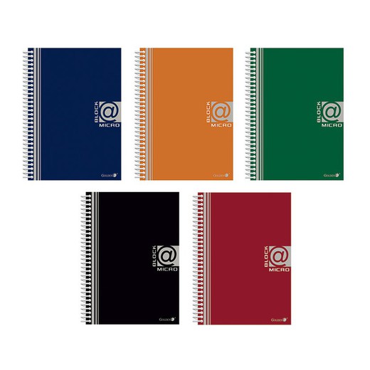 Cuaderno espiral Golden Plus Cuaderno A4 Plus. 160 Hojas. Microperf.