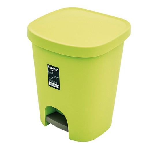 Pedaleira HABITEX. Pedal Bin 25 L. Verde Habitex