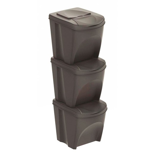 Cubos reciclaje Cubos Reciclaje Set 3 Pzas.