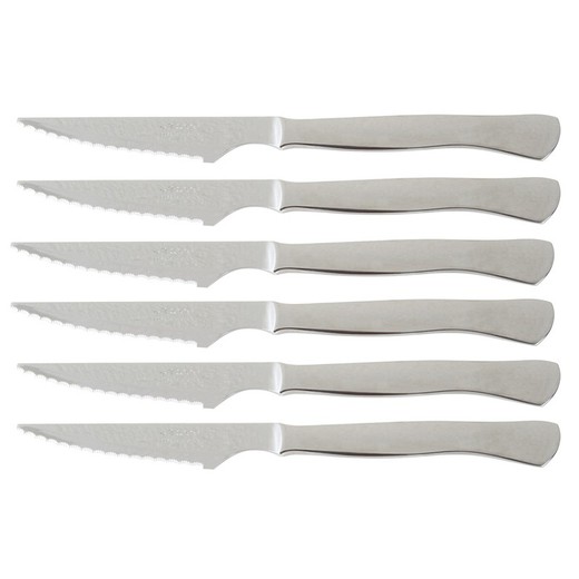 Couteau à steak ARCOS. Couteau. Set 6 Côtelettes Monobloc