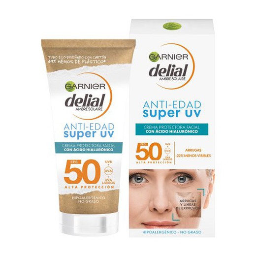 Delial Crema Facial 50 F-50 Antiarrugues