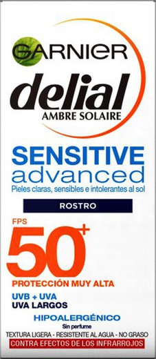 Delial Crema Facial 50 F-50 Sensitive