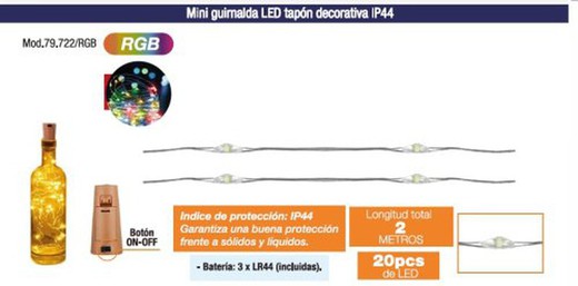 Dh Guirnalda Miniled 2Mt .79722/Rgb