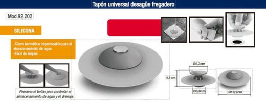 Dh Tapon Uniersal Desague Fregadero92202