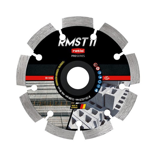 Disco Segm.Laser Rmst11 125 Mm.Ratio