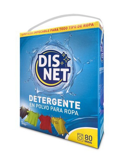 Disnet Det. Polvo 5 Kg (80D)