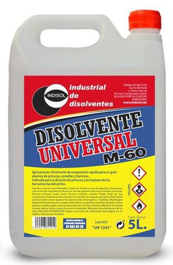 Dissolvent Univer. M-60 Ressò Indisol 5000