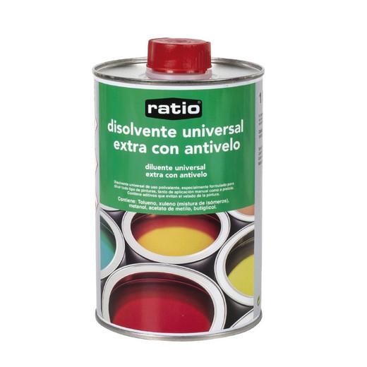 Dissolvent universal extra amb antivel RÀTIO. Dissolvent Univ. Amb Antivel Ratio 1L