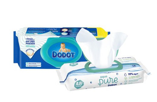 Dodot Toallitas Azul + Aqua Lote (25+3)