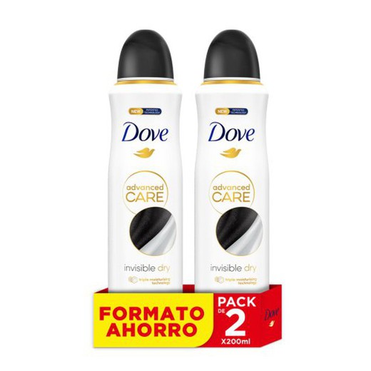 Dove Deo. Spray 200 Invisible Adv72 (2U)