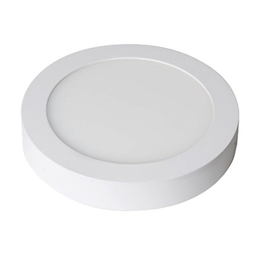 Downlight Led de superfície DUOLEC MIlán Aplic Led Milan Redond.Superf.12W Blc