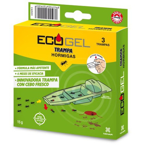 Piège à appâts à fourmis Ecogel (3)