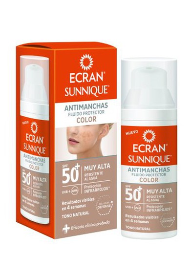 Ecran Sun Crema Antimanchas 50 F50+Color