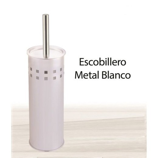 Escobillero Metal Blanco R-58847