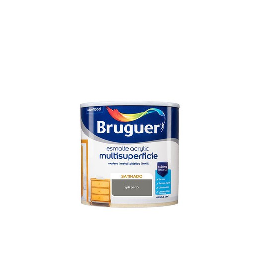 Esm Acryl Mult Brug Sat Gris Perla 250Ml