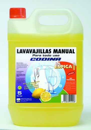 Espiga Vajillas Mano Limon 5L