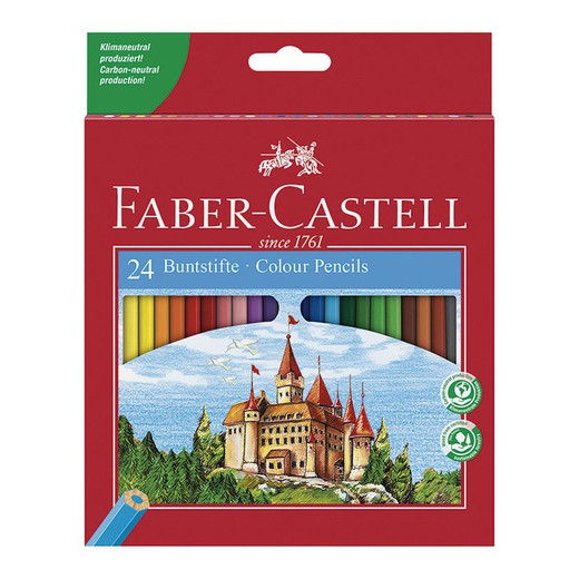 Estuche 24 Lapices Colores F. Castell